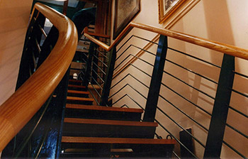 Interior architectural design, staircase